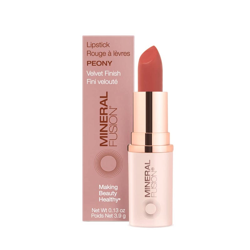 Mineral Fusion Lipstick, Peony, .14 Ounce - Image 1